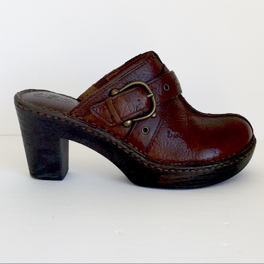 BORN Concept BOC brown clog mule, US 8 EUR 39